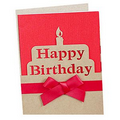 Kraft Paper Happy Birthday Greeting Cards